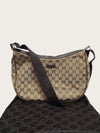Gucci Brown GG Canvas Crescent Shoulder Crossbody Bag 156559463 [P]