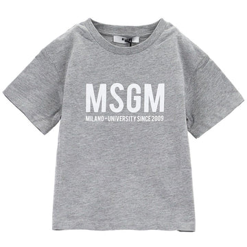 MSGM Kinder Logo T-Shirt Kurzarm 26SS S6MSJUTH051 271-K 156559462