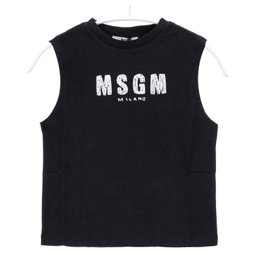 MSGM Kids Logo Sleeveless Top S6MSJUTH069 110-K 156559944 [P]