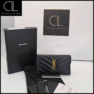 Saint Laurent Monogram Flap Card Wallet 156560310