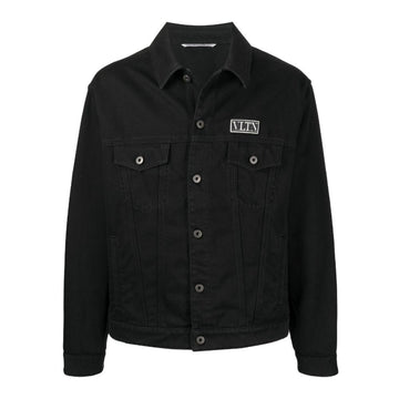 Valentino Denim Jacket with Patch Oversized VV3DC03J727 0NO 156560800