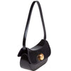 MARNI Schwarze Leder Butterfly Kleine Hobo-Tasche 156561479 [P]