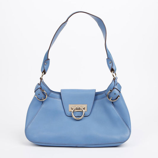 SALVATORE FERRAGAMO 21 4861 ガンチーニ ショルダーバッグ 156276062 [P]