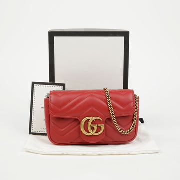 Gucci GG Marmont Super Mini Chain Shoulder Crossbody Bag 476433 156234384