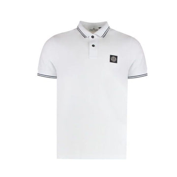 STONE ISLAND Polo-Shirt mit Logo-Patch 156561780
