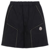 MONCLER コットンバミューダパンツ 26ロゴブラック (2B00016 597LQ 999) 156569425 [P]