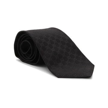 GUCCI シルク ネクタイ GG パターン ブラック 456520 4B002 1000 153589344