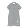 THOM BROWNE 26 クラシック ピケ ストライプ ポロ ドレス (FJD027A 00050 055) 156570654 [P]