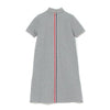 THOM BROWNE 26 クラシック ピケ ストライプ ポロ ドレス (FJD027A 00050 055) 156570654 [P]