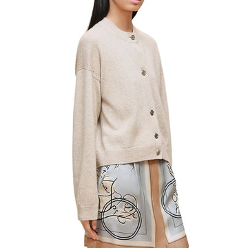 Hermes Women’s Cashmere Long Sleeve Cardigan 156577830