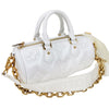 LOUIS VUITTON Monogram Bubblegram Papillon BB Mini Tote Bag Weiß M59827 156577943 [P]