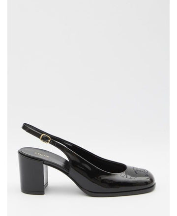 Celine Perforated Slingback in Patent 362154582C 38NO 151055258