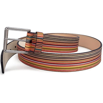 PAUL SMITH ストライプ マルチカラー ベルト 156583984