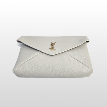 Saint Laurent Ivory 769307 Cassandra Envelope Large Pouch 156591345