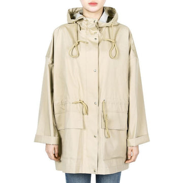 MONCLER Damen Gaillon Kapuzen-Trenchcoat (Beige) 54A3K 209 128805902