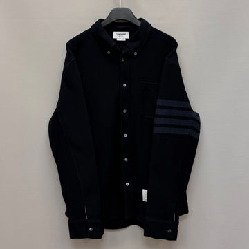 Thom Browne Tech Twill Button-Down Shirt Jacket 156591553