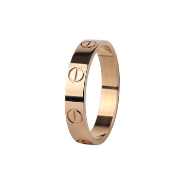 Cartier Mini Love Ring in Pink Gold Size 52 (2024 Department Store Warranty) 37137-2 156592325