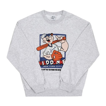 WILD DONKEY Unisex Pullover in Heather Grey 151112615