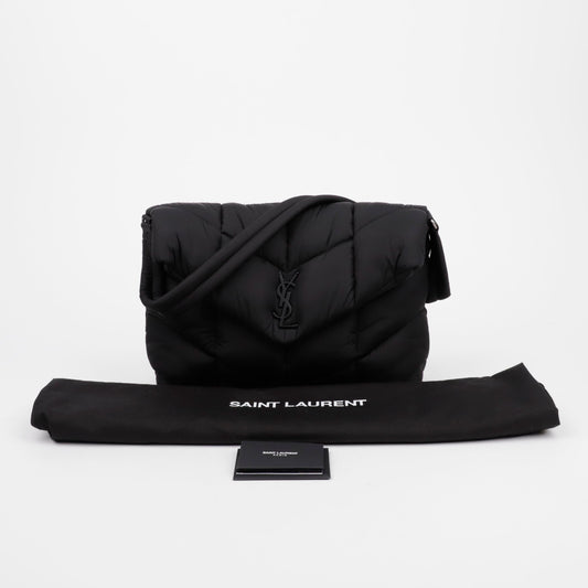 Saint Laurent Puffer Messenger Shoulder Bag 733630 155628910 [P]