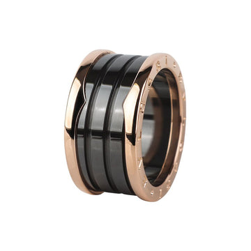 BULGARI Ceramic B.ZERO1 4-Band Ring in Roségold 58 37134 156593054