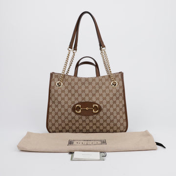 GUCCI Horsbit 1955 Medium Tote Schultertasche 155924689 [P]