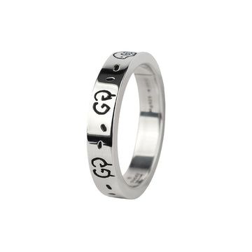 GUCCI 925スターリングシルバーゴーストリング 17号 37156 156593350