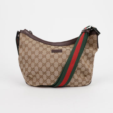 GUCCI Web-Hobo-Schulter-Crossbody-Tasche 181092 155995584