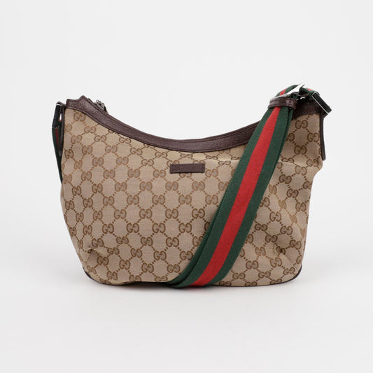 GUCCI ウェブホーボーショルダークロスバッグ 155995584