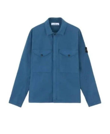STONE ISLAND Supima コットン トゥイール ストレッチオーバーシャツ 811510210 V0024 152201731