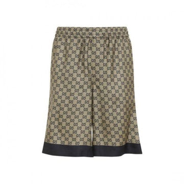Gucci Printed Silk Twill Shorts 152203321