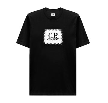 CP Company Label Logo Print Short Sleeve T-shirt 156595785 [P]