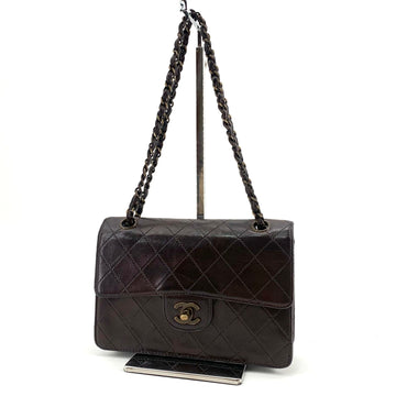 CHANEL Vintage Lambskin Flap Chain Shoulder Bag 156597632
