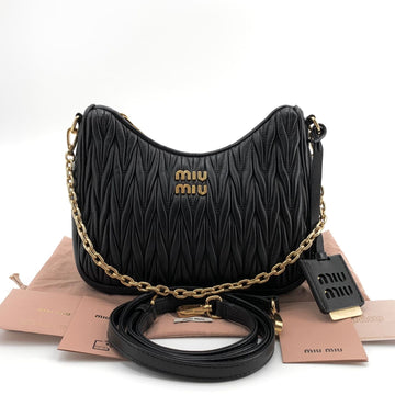 MIU MIU ナパチェーンショルダーバッグ 5bh211 156597898