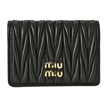 Miu Miu Matelassé Nappa Leather Card Holder 156600100