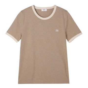 CELINE 70'S TRIOMPHE T-SHIRT AUS BAUMWOLLE-JERSEY (RX05L507Z GBE8) 156600244