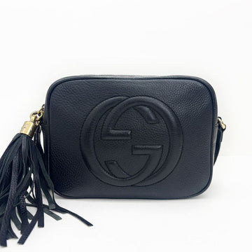 Gucci GG Logo Black Disco Bag Crossbody 5TGUB20145 149325526