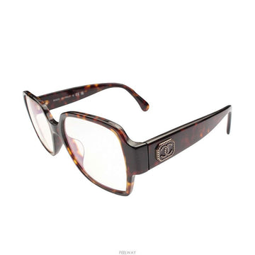 CHANEL Tortoise CC Logo Brille 156618493