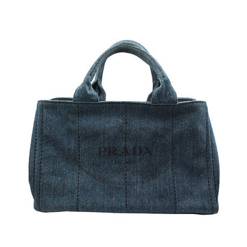 PRADA Blauer Denim Tote- und Schultertasche 156619423