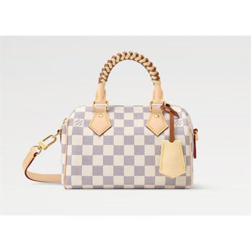 LOUIS VUITTON Speddy Bandoulière 20 Weiß Damier-Muster 156620426 [P]