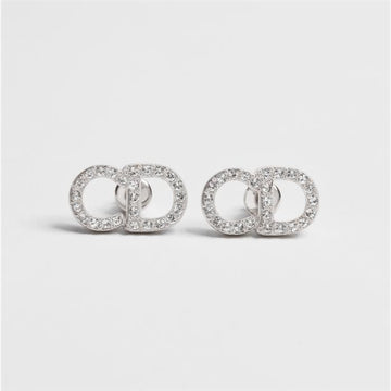 DIOR CD Signature Stud Earrings Silber E4714WOMCY_D001 156620934 [P]