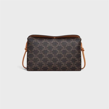 CELINE Trio Flap - Triumph Canvas Lammleder 10P863N98 03MI / Damen Schulter- und Crossbody-Tasche 156621099 [P]