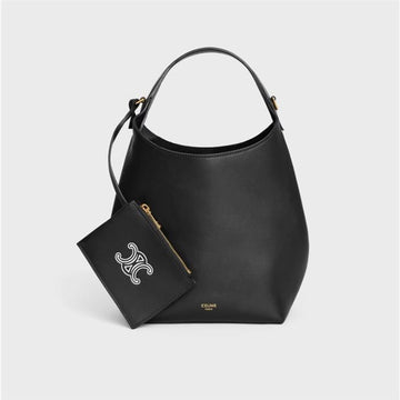 CELINE Kleine Hobo - Weiches Supplé Kalbsleder L10133Q71 38NO / Damen Schulter- und Crossbody-Tasche 156621103 [P]