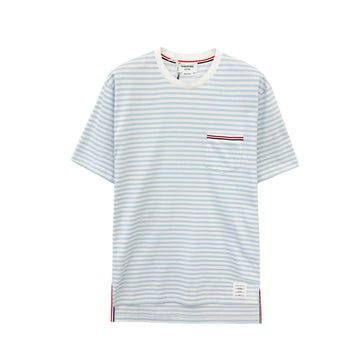 THOM BROWNE ストライプ半袖Tシャツ 156621119