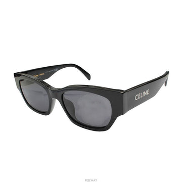 CELINE Schwarze Logo-Sonnenbrille 156621126