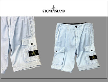 STONE ISLAND ハイビスカス色のショートパンツ 156639698