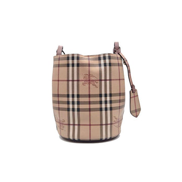 BURBERRY ヘイマーケット ロン バケットバッグ L128433 156640537