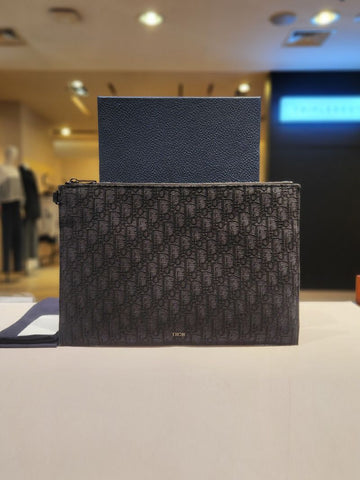 Dior Oblique Jacquard A4 Clutch Bag 2ESCA491YSE 156644028