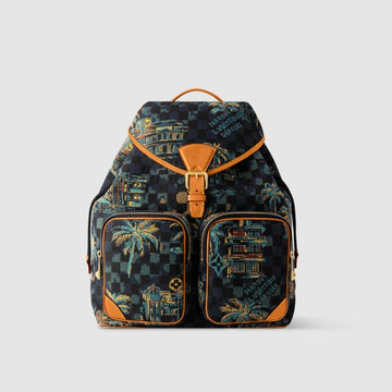 LOUIS VUITTON Rucksack Monshuri Cargo Bag Damier N40755 156645054