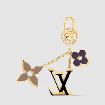 LOUIS VUITTON キーホルダー フルール・ドゥ・モノグラム バッグチャーム M01652 156645064