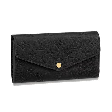 Louis Vuitton Sarah Wallet Long Wallet Black 156645099